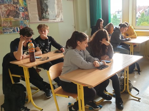 Zajęcia w ramach projektu Małopolskiej Chmury Edukacyjnej w Technikum im. J. Piłsudskiego