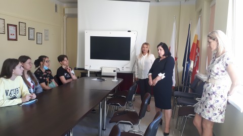 Wizyta klasy medycznej LO w Szpitalu Powiatowym