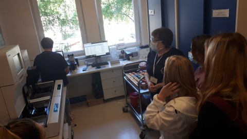 Wizyta klasy medycznej LO w Szpitalu Powiatowym