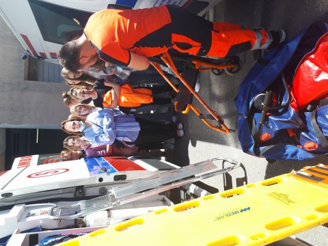 Wizyta klasy medycznej LO w Szpitalu Powiatowym