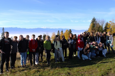 Wycieczka krajoznawczo - integracyjna uczniów technikum w ZSTiB