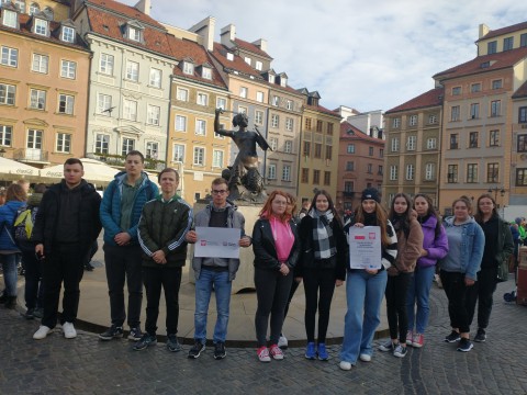 Wycieczka do Warszawy w ramach programu „Poznaj Polskę"