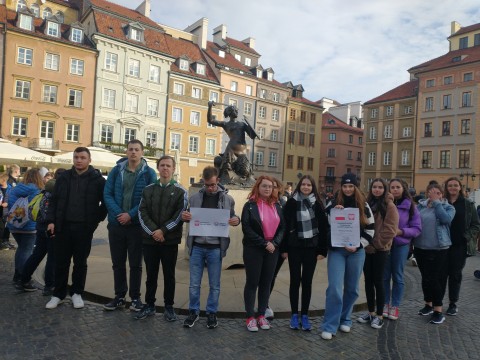 Wycieczka do Warszawy w ramach programu „Poznaj Polskę"