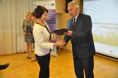 Konferencja podsumowująca pilotażowy projekt w dniu 23 września 2014 r.