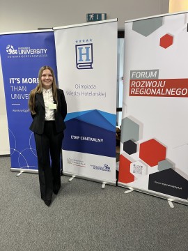 Uczennica Zielonki laureatką XIV Olimpiady Wiedzy Hotelarskiej