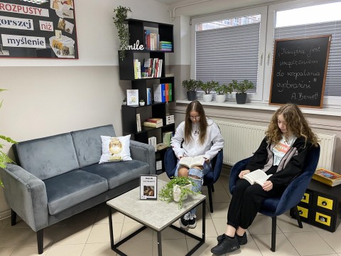 Zmiany w szkolnej bibliotece ZSTiB w Brzesku