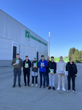 Wycieczka uczniów z Zielonki do Zasada Trans Spedition