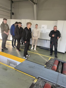 Wycieczka uczniów z Zielonki do Zasada Trans Spedition