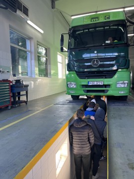 Wycieczka uczniów z Zielonki do Zasada Trans Spedition
