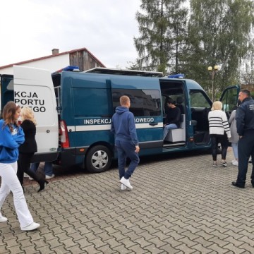 Spotkanie logistyków z Technikum im. J. Piłsudskiego z przedstawicielami Wojewódzkiego Inspektoratu Transportu Drogowego