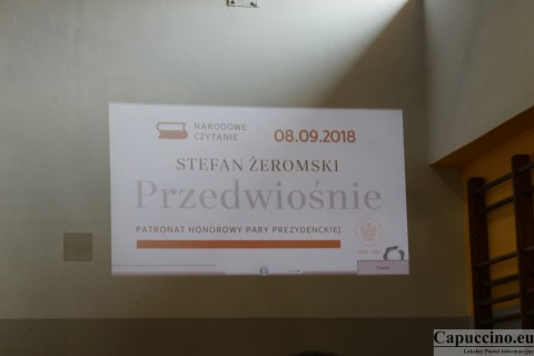 Narodowe czytanie „Przedwiośnia” w  ZSP nr 2