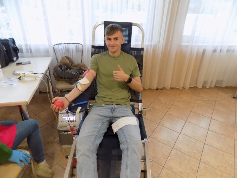 Honorowi dawcy krwi w akcji