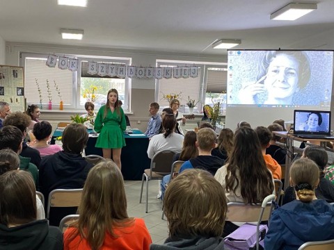 Podsumowanie ogólnopolskiego projektu edukacyjnego „Mistrzyni Szymborska” na Zielonce