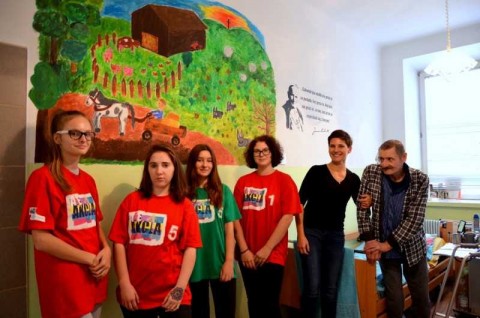 Pomalowali świat chorych na żółto i na niebiesko…