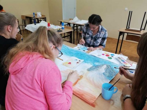 Pomalowali świat chorych na żółto i na niebiesko…