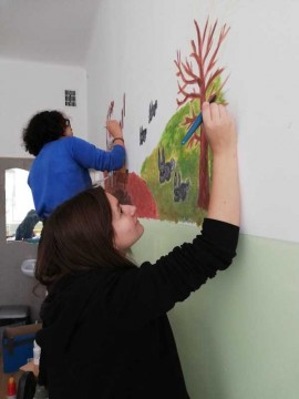 Pomalowali świat chorych na żółto i na niebiesko…