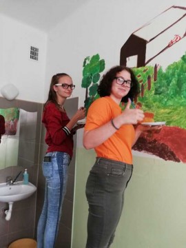 Pomalowali świat chorych na żółto i na niebiesko…