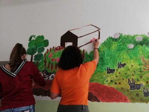 Pomalowali świat chorych na żółto i na niebiesko…