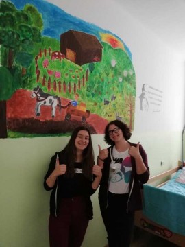 Pomalowali świat chorych na żółto i na niebiesko…