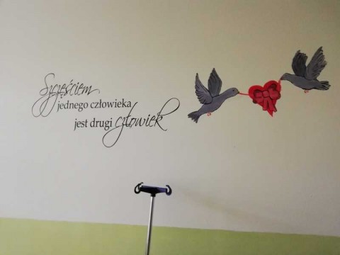 Pomalowali świat chorych na żółto i na niebiesko…