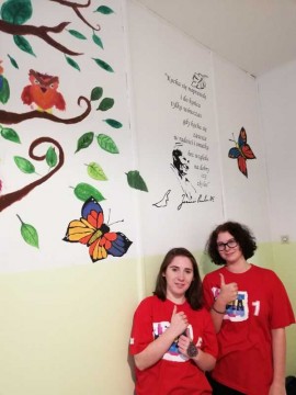 Pomalowali świat chorych na żółto i na niebiesko…