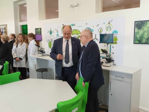 Otwarcie nowej pracowni przedmiotowej EKOpernik