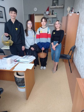 Akcja Żonkile w ZSTiB w Brzesku - Łączy nas pamięć