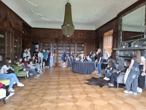 Technikum im. Józefa Piłsudskiego: Klasy pierwsze zwiedzają Pałac Goetza