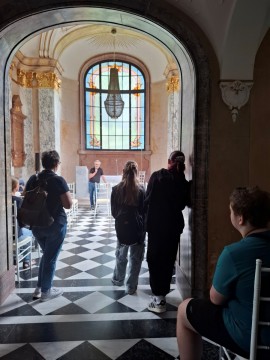 Technikum im. Józefa Piłsudskiego: Klasy pierwsze zwiedzają Pałac Goetza