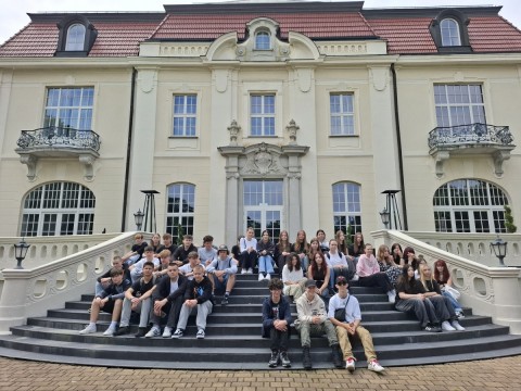 Technikum im. Józefa Piłsudskiego: Klasy pierwsze zwiedzają Pałac Goetza