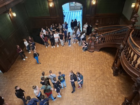 Technikum im. Józefa Piłsudskiego: Klasy pierwsze zwiedzają Pałac Goetza