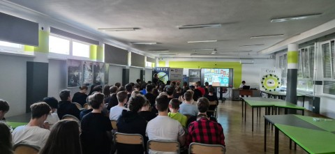 Spotkanie uczniów z Zielonki z przedstawicielami Powiatowego Urzędu Pracy w Brzesku