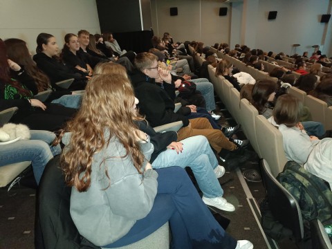 Licealiści z "Kopernika" na "Lekcji w kinie"