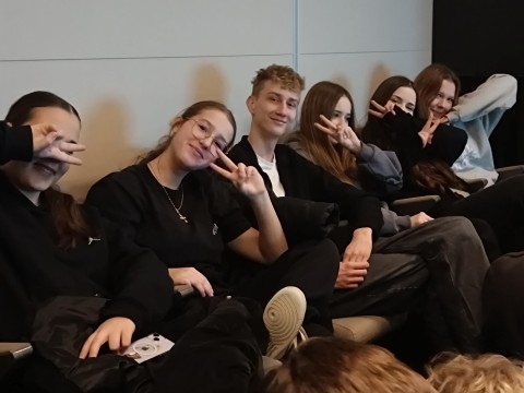 Licealiści z "Kopernika" na "Lekcji w kinie"