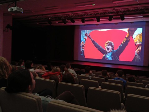 Licealiści z "Kopernika" na "Lekcji w kinie"