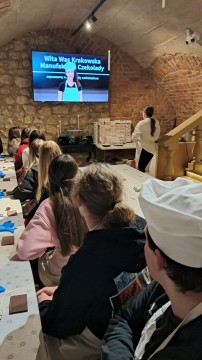 Kucharze z Zielonki w Krakowskiej Manufakturze Czekolady