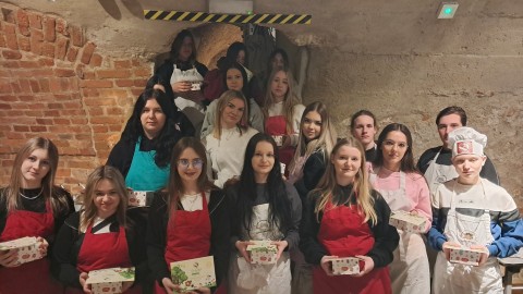 Kucharze z Zielonki w Krakowskiej Manufakturze Czekolady