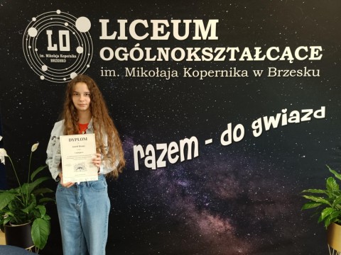 Zdolna poetka z Kopernika!