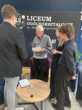 Wyjątkowy Gość w Szkole Dialogu.