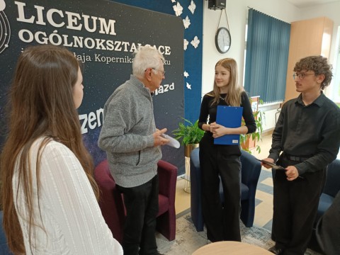 Wyjątkowy Gość w Szkole Dialogu.