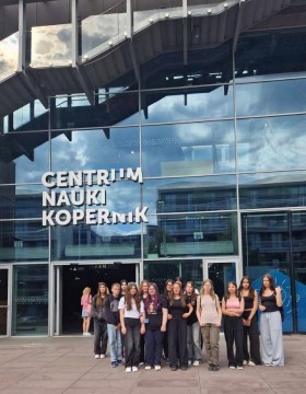 Technikum im. J. Piłsudskiego w Brzesku: Klasa 1 FT w Pałacu Prezydenckim