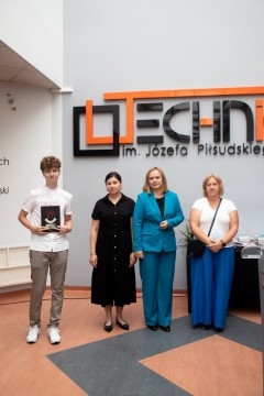 Uroczyste zakończenie roku szkolnego 2024/25 w Technikum im. J. Piłsudskiego w Brzesku