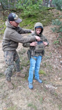 Obóz przetrwania uczniów klasy mundurowej