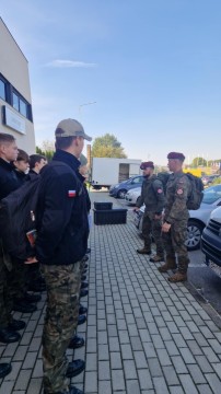 Obóz przetrwania uczniów klasy mundurowej