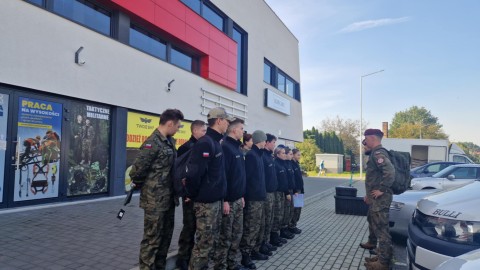 Obóz przetrwania uczniów klasy mundurowej