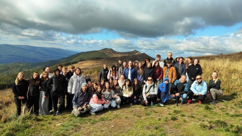 Technikum im. J. Piłsudskiego w Brzesku: Sesja fotograficzna na Połoninie Wetlińskiej