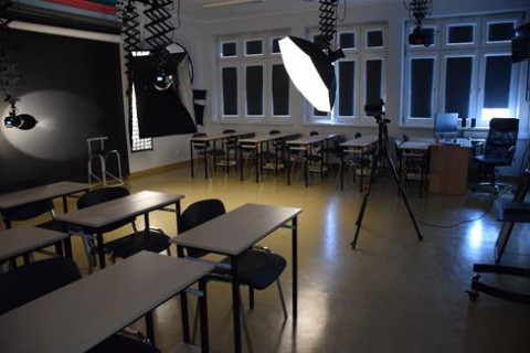 Nowoczesne studio fotograficzne w Technikum im. J. Piłsudskiego w Brzesku