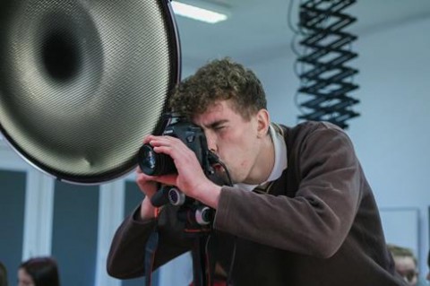 Nowoczesne studio fotograficzne w Technikum im. J. Piłsudskiego w Brzesku