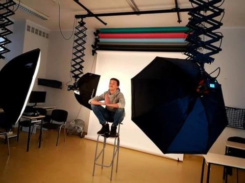 Nowoczesne studio fotograficzne w Technikum im. J. Piłsudskiego w Brzesku