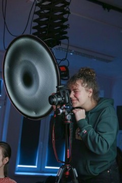 Nowoczesne studio fotograficzne w Technikum im. J. Piłsudskiego w Brzesku